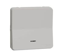 Schneider Electric Bouton va-et-vient lumineux composable Mureva Styl 1 poste IP55 IK08 blanc