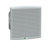 Schneider ClimaSys - Intégration d'un évent de rack - avec grille de sortie et filtre G2, 850 m³/h, IP54 - CA 230 V - gris, RAL 7035