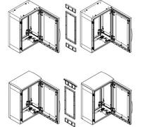 Schneider Electric NSYMUPLA123G KIT JUXTAP.HORZ. PLA12X3