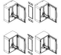 Schneider Electric NSYMUPLA123G KIT JUXTAP.HORZ. PLA12X3
