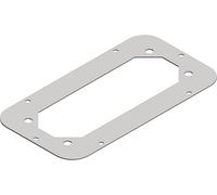 Schneider Electric NSYTLEFL Passe-câbles Epaisseur de plaque (maxi) 1.5 mm acier gris clair (RAL 7035) 1 pc(s)