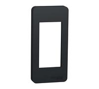 Schneider Electric NU200154 Unica - plaque de finition étroite - Anthracite - 1 module