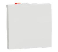Schneider Electric Bouton-poussoir Unica NO NU320618F 2 modules 10 A Blanc