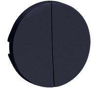 Schneider Electric - Odace Anthracite, enjoliveur double va-et-vient et poussoir - S540614