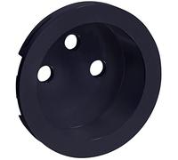 Schneider Electric - Odace Anthracite, enjoliveur seul prise de courant 2P+T 16A - S540659