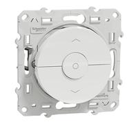 Schneider Electric - Odace, interrupteur volet-roulant Blanc 3 boutons montée/descente/stop à griffes - S525208