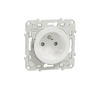 Schneider Electric Odace, lot de 40 prises de courant 2P+T Blanc (1 repiquage) S523059P