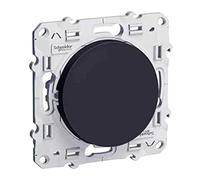 Schneider Electric Poussoir 1 poste Odace Anthracite