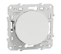 Schneider Electric - Odace, poussoir Blanc, 10 A, à griffes - S525206