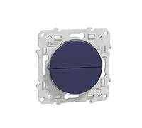 Schneider Electric - Odace, poussoir Cobalt, 2 boutons montée/descente pour volets-roulants - S550207