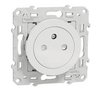 Schneider Odace prise de courant - 2P+T affleurante blanc - connexion rapide - S520052