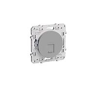 Schneider Electric - Odace, prise RJ45 Alu, grade 1 (téléphone + informatique) cat. 6 UTP, à vis - S530475