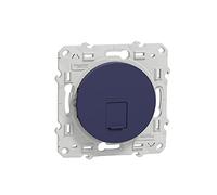Schneider Electric - Odace, Prise RJ45 Cobalt, grade 3 (multimédia +) cat. 6A STP (longue distance) - S550477