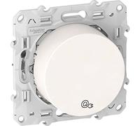 Schneider Electric - Odace - prise RJ45 CPL - blanc - compatibble standard HPAV - 200Mbp/s - S520490