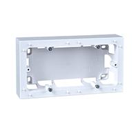 Cadre saillie 2 postes Odace Blanc Schneider