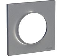 Schneider Electric - Odace Styl, plaque Alu 1 poste - S520702E