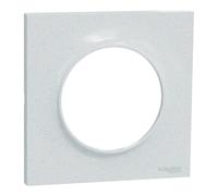 Schneider Electric - Odace Styl, plaque Blanc Recyclé 1 poste - S510702