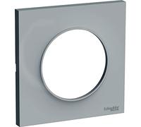 Plaque de finition 1 poste Odace Styl Gris Schneider