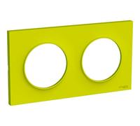 Plaque Odace Styl - Vert chartreuse - Double horizontale et verticale