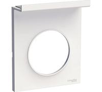 Schneider Electric – Plaque Odace Styl Pratic S520712 – Blanc, support téléphone mobile, 1 poste