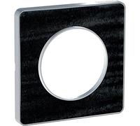Schneider Electric - Odace Touch, plaque Chêne Astrakan avec liseré Alu 1 poste - S530802P1