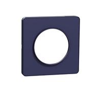Plaque 1 poste - Bleu cobalt - Odace Touch 2011 - S550802 - Schneider