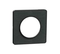 Schneider Electric - Odace Touch - Plaque de finition Kvadrat 1 poste - Ombre/Ant - S540802KB