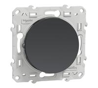 Schneider Electric - Odace, va-et-vient Anthracite, 10 A, à vis - S540204