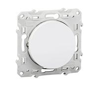 Schneider Electric - Odace, va-et-vient lumineux Blanc 10 A à vis LED orange 1,5 mA local. ou temoin - S520263