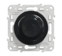 Schneider Electric - Odace - Variateur de lumière universel en 2 ou 3 fils 3W 100W(Led)- Anthracite - S540519