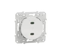 Schneider Electric - Odace - wifi répéteur - 300Mb/s 2,4 GHz - 2 mod - bornier vis - blanc - S520465
