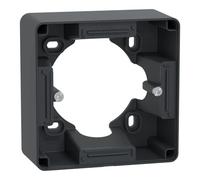 Schneider Electric - Ovalis - Boîte support 36 mm pour montage en saillie - Anthracite - S340762