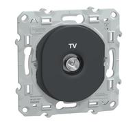 Schneider Electric Prise TV 1 poste Ovalis Gris