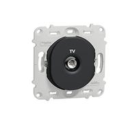 Schneider Electric - Ovalis - prise TV simple - sans plaque de finition -Anthracite - S461405