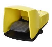 Schneider Electric Pédale de commande, simple XPEY310, Bouton + interrupteur, Jaune