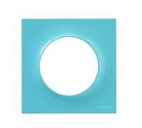 SCHNEIDER ELECTRIC Plaque de finition 1 poste Odace Styl bleu