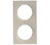 SCHNEIDER ELECTRIC Plaque de finition 2 postes Odace Styl sable