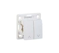 Schneider Electric - Poussoir volet roulant blanc 10A 250V pose saillie sans cadre borne auto ALREA SCHNEIDER ELECTRIC ALB61199