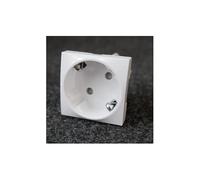 Schneider Electric - Prise 2P+T 16A standard Allemand SCHUKO blanc antimicrobien mécanisme 45x45mm sans support ni plaque ALTIRA