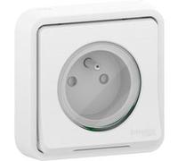 Schneider Electric SC5SHN0212468 Prise de courant 2 pôles+terre Styl mureva encastrée, 250 V, Blanc