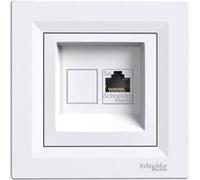 Prise RJ45 encastrable SCHNEIDER Asfora EPH4300121 Cat.5 STP - blanc