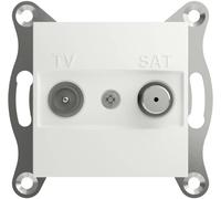 Schneider Electric Prise de passage TV-SAT Asfora blanc (RAL 9003) EPH3470321D 1 pc(s)