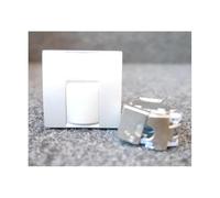 Schneider Electric - Prise reseau RJ45 Cat6 FTP couleur aluminium porte-etiquette + volet 45x45mm S-one ALTIRA