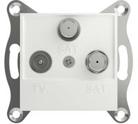 Schneider Electric Prise terminale TV-SAT-SAT Asfora blanc (RAL 9003) EPH3670121D 1 pc(s)
