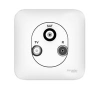 SCHNEIDER ELECTRIC Prise TV FM SAT Ovalis