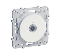 Schneider Electric Prise TV Odace Blanc