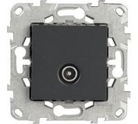 Schneider Electric Prise TV simple anthracite Unica