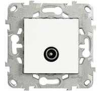 Schneider Electric - Prise TV simple - Blanc - Unica - Schneider Blanc G