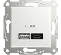 Schneider Electric Prise USB Asfora blanc (brillant) EPH2770421D 1 pc(s)