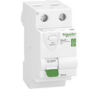 Interrupteur différentiel bipolaire embrochable - 63A 30MA - AC- Resi9 XE SCHNEIDER